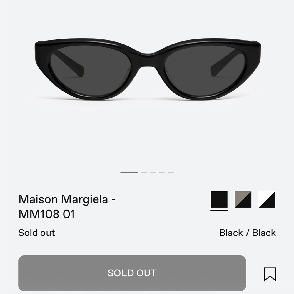 Gentle Monster Maison Margiela Sunglasses - MM108 Black in Great Condition